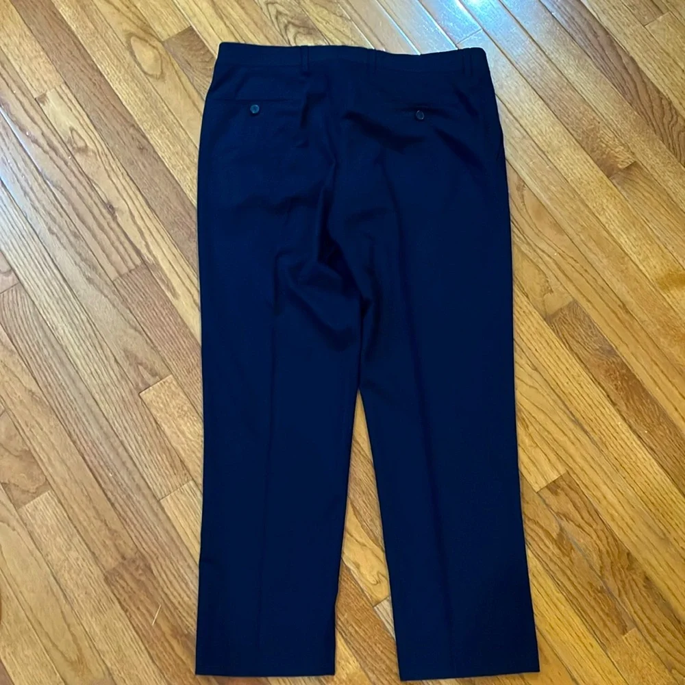Murano Alex fit navy men’s slim flat front dress pants 34 x 28 Dillard’s - Picture 1 of 8